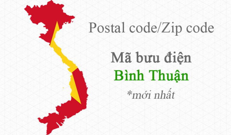 Mã bưu chính Postal code/Zip code của Bình Thuận