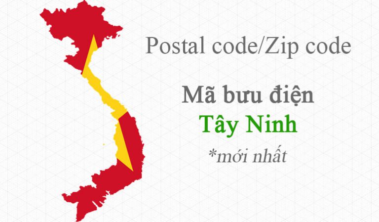 Mã bưu chính Postal code/Zip code của Tây Ninh